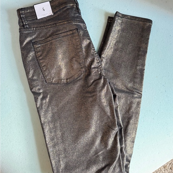 NWT Metallic Skinny Jeans - Picture 1 of 2